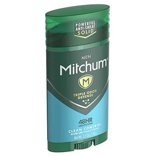 Mitchum Men's Deodorant, Antiperspirant Stick, Triple Odor Defense Invisible Solid, 48 Hr Protection, Dermatologist Tested, Intense Energy, 2.7 Oz (Pack of 1)