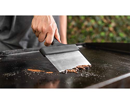 Blackstone 5463 Cleaning Tool Kit (8 Pieces) BBQ Grill Flat Top Indoor/Outdoor Accessories-1 Stainless Steel Griddle Scraper, 3 Scouring Pads, 2 Pumice Stone with Handle, Black, Orange, Silver