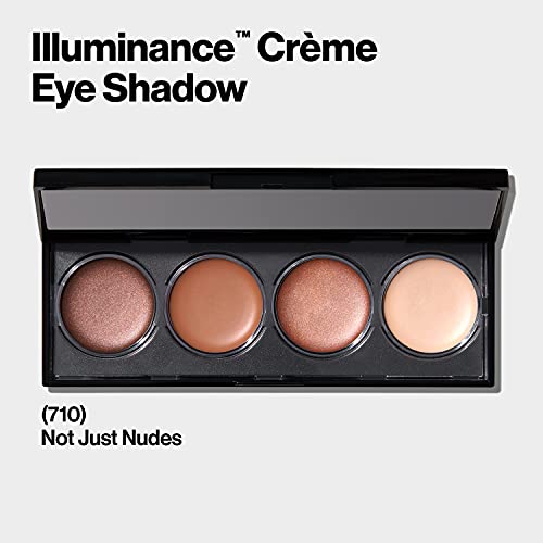 Revlon Crème Eyeshadow Palette, Illuminance Eye Makeup with Crease- Resistant Ingredients, Creamy Pigmented in Blendable Matte & Shimmer Finishes, 730 Skin Lights, 0.12 Oz