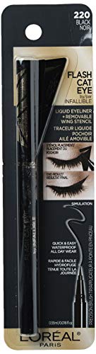 L’Oréal Paris Makeup Infallible Flash Cat Eye Waterproof Liquid Eyeliner, Black