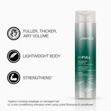 Joico JoiFULL Volumizing Shampoo | For Fine, Thin Hair | Add Instant Body | Long-Lasting Fullness | For Thicker Bouncier Hair | Boost Shine | With Lotus Flower & Bamboo Extract | 10.1 Fl Oz