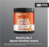 Optimum Nutrition Amino Energy - Pre Workout with Green Tea, BCAA, Amino Acids, Keto Friendly, Green Coffee Extract, Energy Powder - Blueberry Lemonade, 30 Servings (Packaging May Vary)