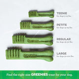 GREENIES Petite Natural Dog Dental Care Chews Oral Health Dog Treats Fresh Flavor, 12 oz. Pack (20 Treats)