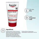 Eucerin Eczema Relief Cream, Full Body Lotion for Eczema-Prone Skin, Moisturizing Eczema Cream, Body Moisturizer, Multi-Pack, 8 oz. Tube (Pack of 3)