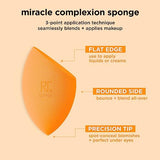 Real Techniques Miracle Airblend Sponge, Matte Makeup Blending Sponge, For Liquid, Cream, & Powder Products, Offers Medium To Full Coverage, Foundation Sponge, Packaging May Vary, 1 Count