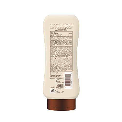 Hawaiian Tropic Sheer Touch Sunscreen Lotion | High, Oxybenzone Free, Moisturizing, Moisturizer, SPF 70, 8 oz.