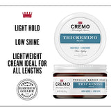 Cremo Premium Barber Grade Hair Styling Thickening Paste, High Hold, Low Shine, 4 Oz