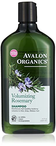 Avalon Organics Shampoo, Volumizing Rosemary, 11 Oz