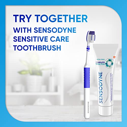 Sensodyne Complete Protection Sensitive Toothpaste For Gingivitis, Sensitive Teeth Treatment, Extra Fresh - 3.4 Ounces