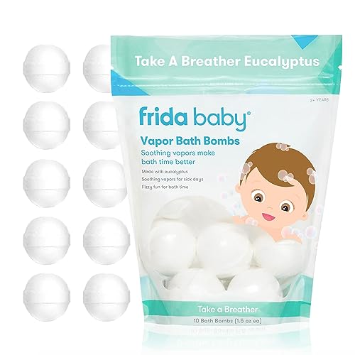 Frida Baby Natural Vapor Bath Bombs, 10 Count