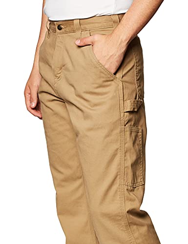 Carhartt Mens Relaxed Fit Twill Utility Work Pant, Dark Khaki, 50W x 32L