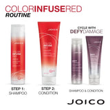 Joico Color Infuse Red Shampoo | For Red Hair | Instantly Refresh Red Tones | Boost Color Vibrancy & Shine | Protect Against Harmful UV Damage | With Rosehip Oil & Green Tea Extract | 10.1 Fl Oz