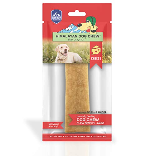 Himalayan Dog Chew Original Yak Cheese Dog Chews, 100% Natural, Long Lasting, Gluten Free, Healthy & Safe Dog Treats, Lactose & Grain Free, Protein Rich, Peanut Bits, Small, Dogs 15 lbs and Smaller