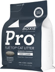 BoxiePro Deep Clean Probiotic Clumping Clay Cat Litter -Scent Free- 16 lb- Cat Activated Probiotics- Longer Lasting Odor Control, Stays Ultra Clean, 99.9% Dust Free