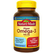 Nature Made Algae 540 mg Omega 3 Supplement, Alternative to Omega 3 Fish Oil Supplements, 70 Veggie Softgels, Sustainable, Plant-Based, for Healthy Heart, Brain, and Eye Support