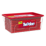Twizzlers Twists Strawberry Flavored Chewy Candy Bulk Pack, 5 lbs.