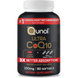 CoQ10 100mg Softgels, Qunol Ultra CoQ10 100mg, 3x Better Absorption, Antioxidant for Heart Health & Energy Production, Coenzyme Q10 Vitamins and Supplements, 3 Month Supply, 90 Count