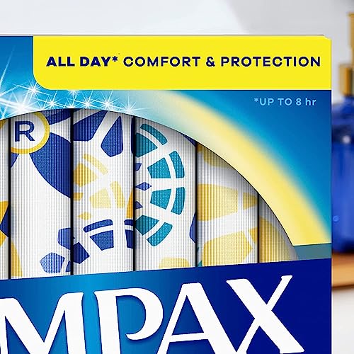 Tampax Pearl Tampons, with LeakGuard Braid, Ultra Absorbency, Unscented, 45 Count (Pack of 1) - Packaging May Vary