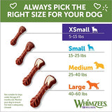 WHIMZEES by Wellness Brushing Dental Chews For Dogs, Grain-Free, Long Lasting Treats, Freshens Breath Extra Small Breed, 48 Count