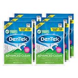 DenTek Triple Clean Advanced Clean Floss Picks, No Break & No Shred Floss, 150 Count, Pack of 3