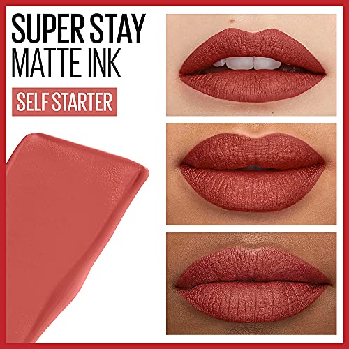 Maybelline New York Super Stay Matte Ink Liquid Lipstick Makeup, Long Lasting High Impact Color, Up to 16H Wear, Inspirer, Light Mauve Pink, 1 Count