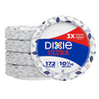 Dixie Ultra Paper Plates, 10 1/16 inch, Dinner Size Printed Disposable Plate, 172 Count (4 Packs of 43 Plates), Packaging and Design May Vary