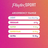 Playtex Sport Tampons, Ultra Absorbency, Fragrance-Free - 36ct