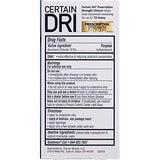 Certain Dri Prescription Strength Clinical Antiperspirant Roll-On Deodorant, Hyperhidrosis Treatment for Men & Women, Unscented, 1.2 Fl oz, 1 Pack