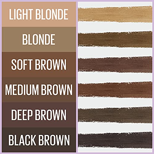 Maybelline New York Express Brow 2-In-1 Pencil and Powder Eyebrow Makeup, Medium Brown, 1 Count