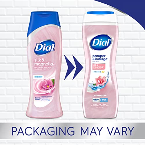 Dial Body Wash, Pamper & Indulge, Silk & Magnolia, 32 Fl Oz