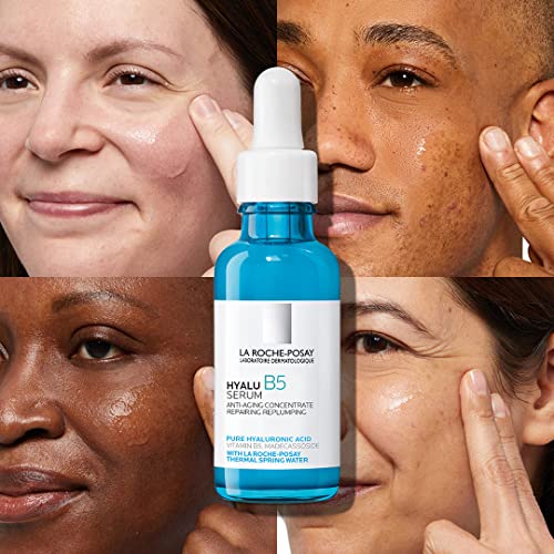 La Roche-Posay Hyalu B5 Pure Hyaluronic Acid Serum for Face, with Vitamin B5, Anti-Aging Serum for Fine Lines and Wrinkles, Hydrating Serum to Plump and Repair Dry Skin, Safe on Sensitive Skin