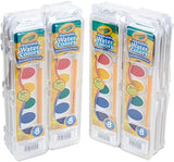 Crayola Washable Watercolors, 12 Paint Sets for Kids, School Supplies Bulk, 8 Vibrant Colors