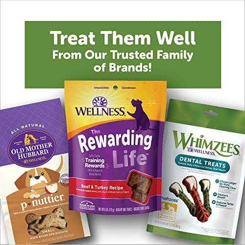 WHIMZEES by Wellness Stix Natural Dental Chews for Dogs, 3X Longer Lasting & Grain-Free, Freshen Breath & Fight Plaque & Tartar, Medium Breed, 14 Count