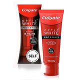 Colgate Optic White Pro Series Whitening Toothpaste with 5% Hydrogen Peroxide, Stain Prevention, 3 Oz Tube