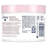 Dove Whipped Body Cream Dry Skin Moisturizer Pomegranate and Shea Butter Nourishes Deeply, 10 Oz