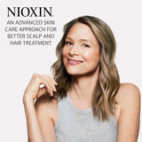 Nioxin System 4 Scalp Cleansing Shampoo with Peppermint Oil, Treats Dry and Sensitive Scalp, Dandruff Relief and Anti-Hair Breakage, For Color Treated Hair with Progressed Thinning, 16.9 fl oz