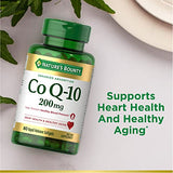 Natures Bounty CoQ10 200 mg Softgels, Heart Health & Cellular Energy Support, Twin Pack, 160 Rapid Release Softgels