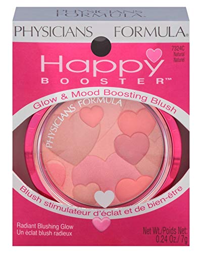 Physicians Formula Happy Booster Glow and Mood Boosting Blush, Natural, 0.24 oz.