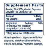 Life Extension Neuro-mag Magnesium L-threonate, Magnesium L-threonate, Brain Health, Memory & Attention, Gluten Free, Vegetarian, Non-GMO, 90 Vegetarian Capsules