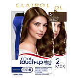 Clairol Root Touch-Up by Nice'n Easy Permanent Hair Dye, 6 Light Brown Hair Color, Pack of 2