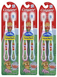 Colgate Baby Training Toothpaste and Toothbrush Kit, Mild Fruit Flavor Set for Ages 3-24 Months