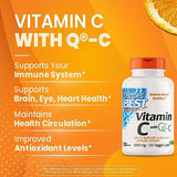 Doctor's Best Vitamin C with Q-C - Vitamin C 1000mg Non-GMO, Vegan, Gluten Free, Soy Free, Sourced from Scotland Veggie Caps, 120 Count