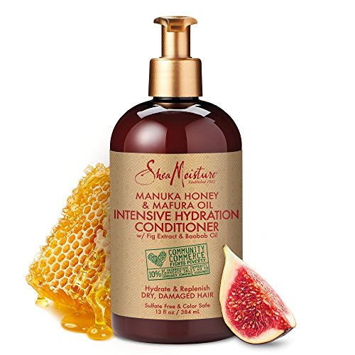 SheaMoisture Conditioner Intensive Hydration for Dry, Damaged Hair Manuka Honey and Mafura Oil to Nourish and Soften Hair 13 oz