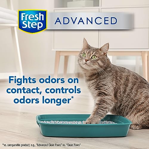 Fresh Step Lightweight Clumping Cat Litter, Advanced, Extreme Odor, Extra Large, 25 Pounds total, (2 Pack of 12.5lb Boxes)