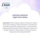 Baby Dove Sensitive Skin Care Baby Lotion For a Soothing Scented Lotion Calming Moisture Hypoallergenic and Dermatologist-Tested 13 oz