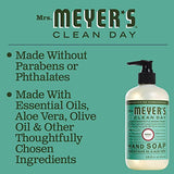 MRS. MEYER'S CLEAN DAY Clean Day Liquid Hand Soap, Cruelty Free and Biodegradable Formula, Honeysuckle Scent, 12.5 oz- Pack of 3