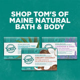 Toms of Maine Natural Beauty Bar Soap, Creamy Coconut With Virgin Coconut Oil, 5 oz. 6-Pack (Packaging May Vary)