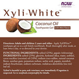 NOW Solutions, Xyliwhite™ Toothpaste Gel, Coconut Oil, Cleanses and Whitens, Cool Coconut-Mint Taste, 6.4-Ounce