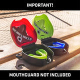 Shock Doctor Ventilated Mouth Guard Case, Universal Storage for Adult & Youth Sizes, Trans Pink