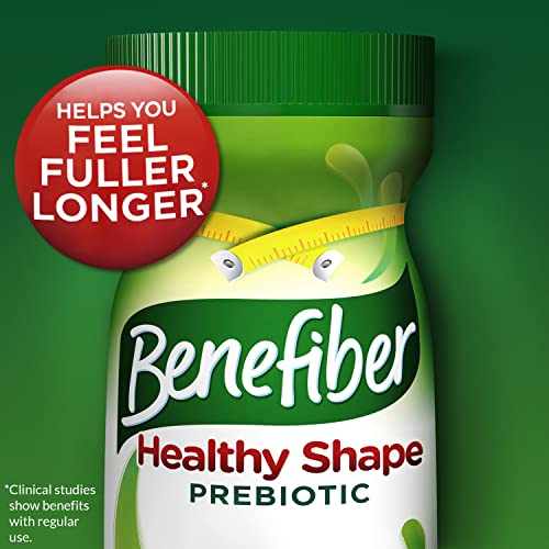 Benefiber Healthy Shape Prebiotic Fiber Supplement Powder for Digestive Health, Daily Fiber Powder - 67 Servings (17.6 Ounces)